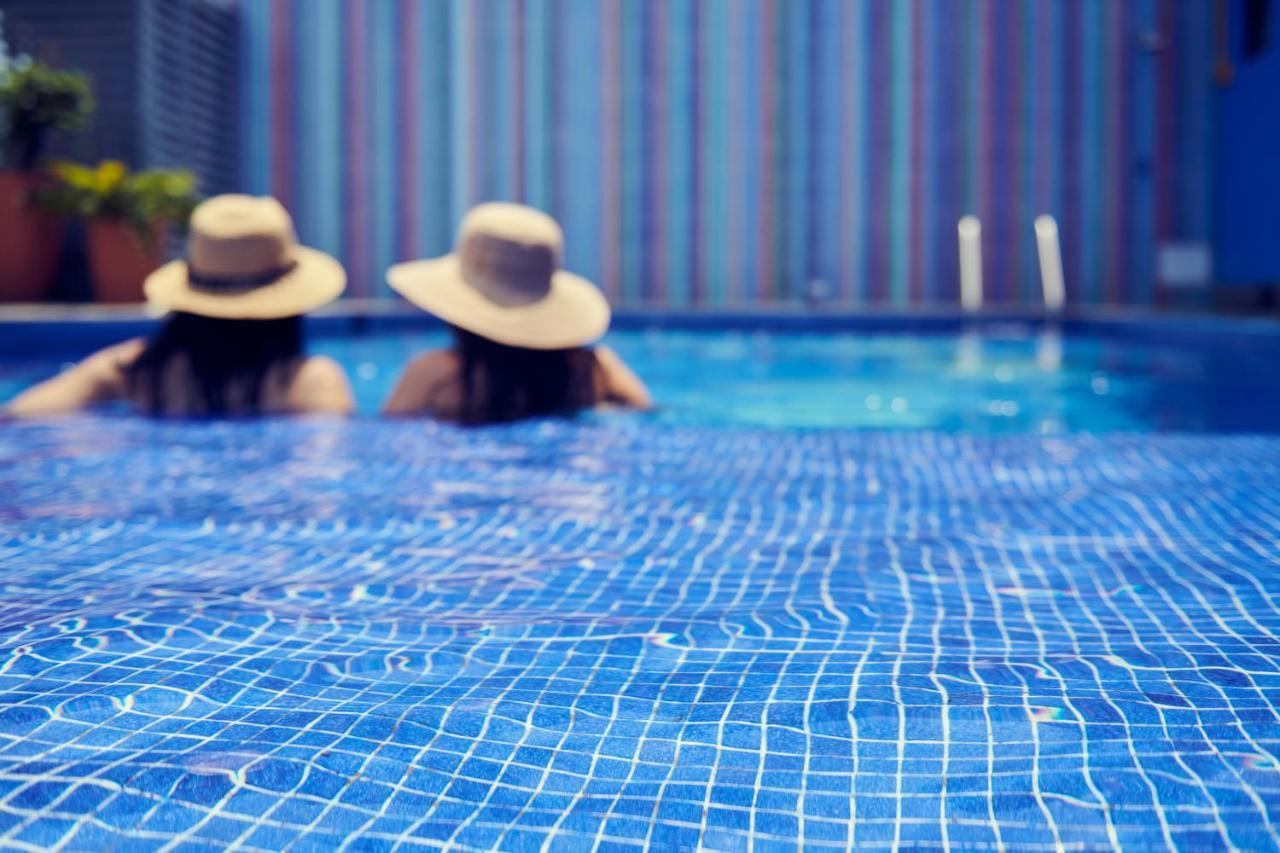 Hotel Luxury Patio Azul (Adults Only) Puerto Vallarta Kültér fotó Swimming pool